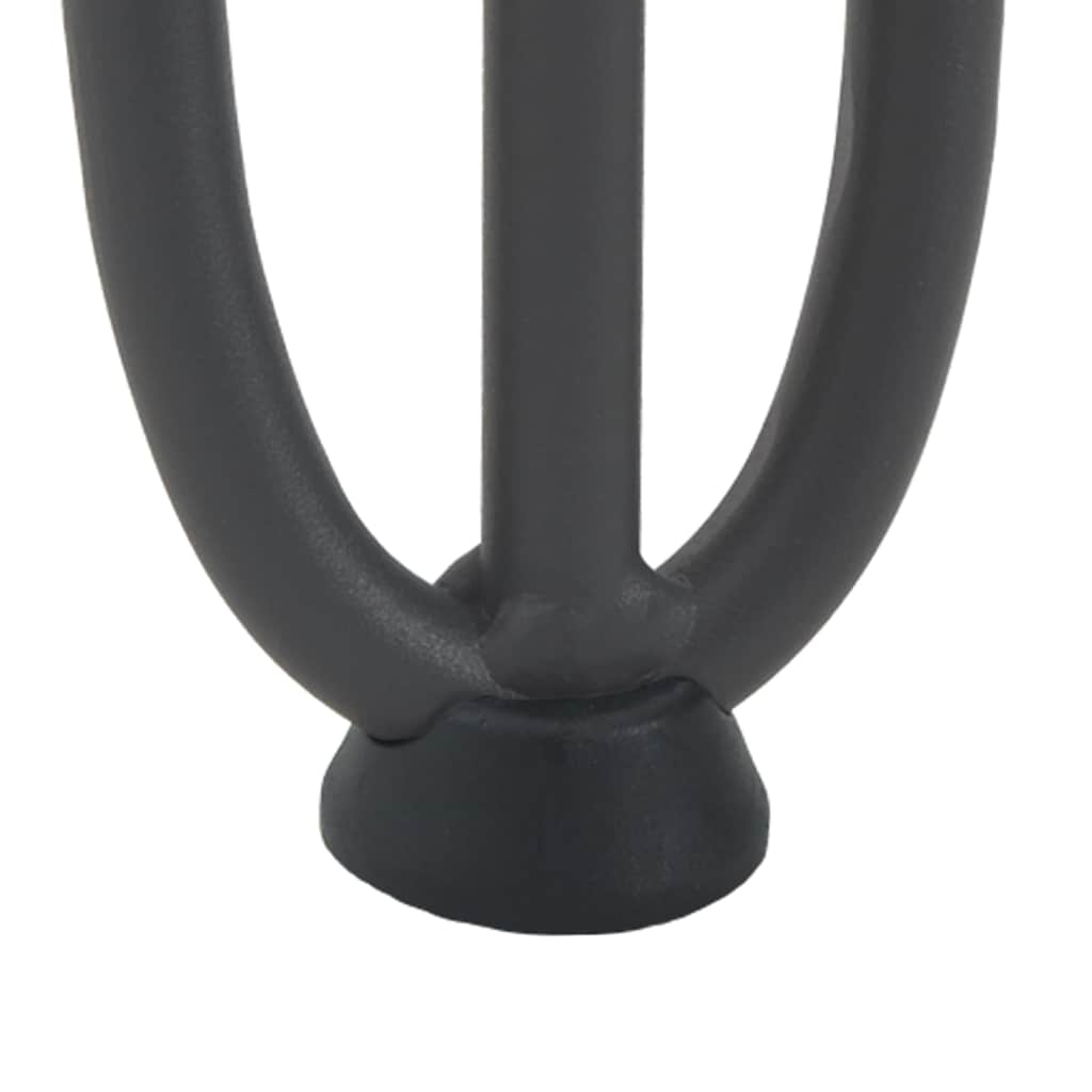 Pernas de grampo para mesa de centro 4 peças antracite 30 cm aço maciço