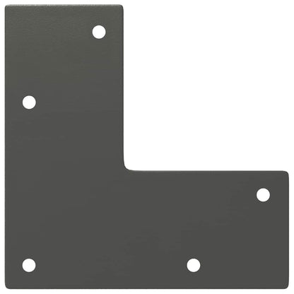 Pernas de grampo para mesas de console para mesa de console 4 peças Antracite 72 cm Aço maciço