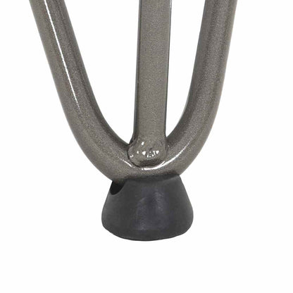 Pernas de grampo para mesas de console para mesa de console 4 peças Aço natural 72 cm Aço sólido