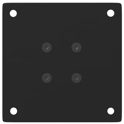 Pés para mesa de centro 4 peças, preto, 30-32 cm, aço