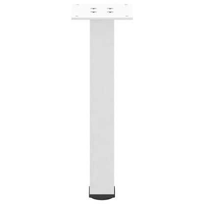 Pés para mesa de centro 4 peças, branco, 30-32 cm, aço