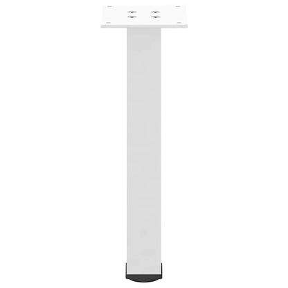 Pés para mesa de centro 4 peças, branco, 30-32 cm, aço