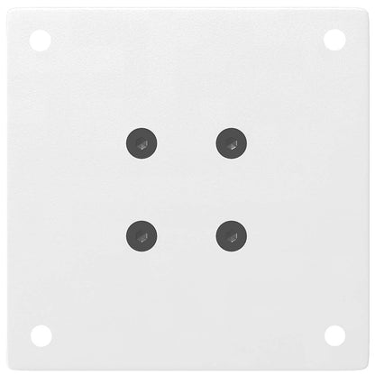 Pés para mesa de centro 4 peças, branco, 30-32 cm, aço