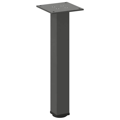 Pés para mesa de centro 4 peças antracite 30-32 cm aço