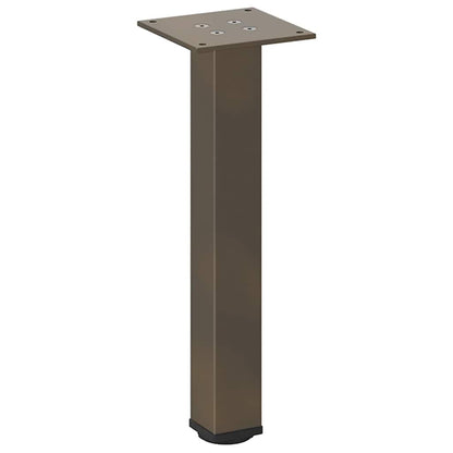 Pés para mesa de centro 4 peças aço natural 30-32 cm aço