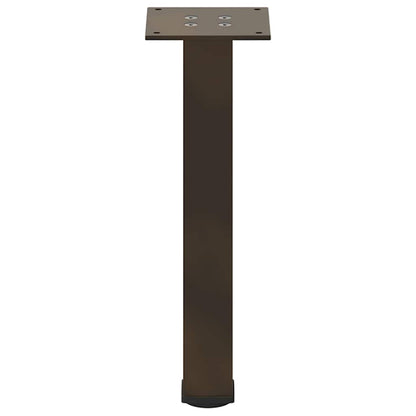 Pés para mesa de centro 4 peças aço natural 30-32 cm aço