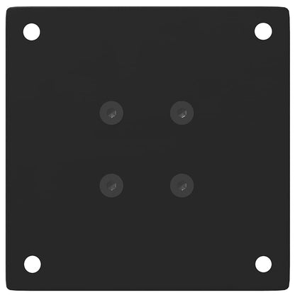 Pés para mesa de centro 4 peças, preto, 42-44 cm, aço