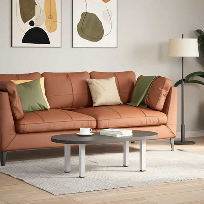 Pés para mesa de centro 4 peças, branco, 42-44 cm, aço