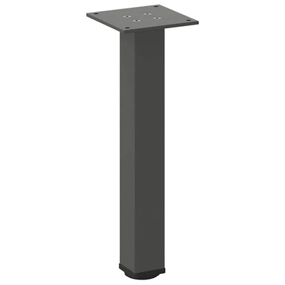 Pés para mesa de centro 4 peças antracite 42-44 cm aço