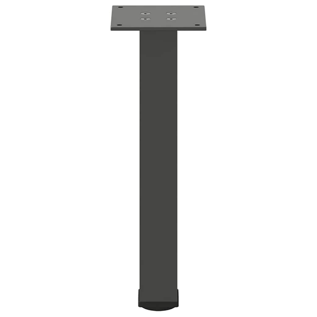 Pés para mesa de centro 4 peças antracite 42-44 cm aço