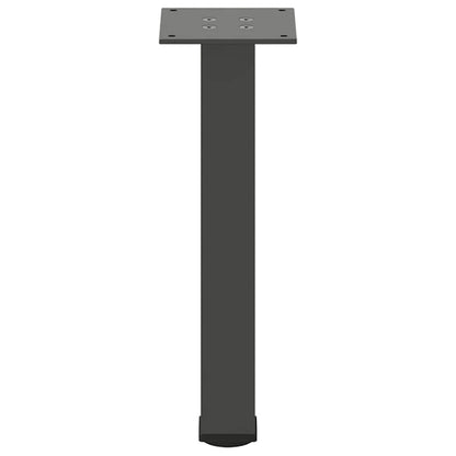 Pés para mesa de centro 4 peças antracite 42-44 cm aço