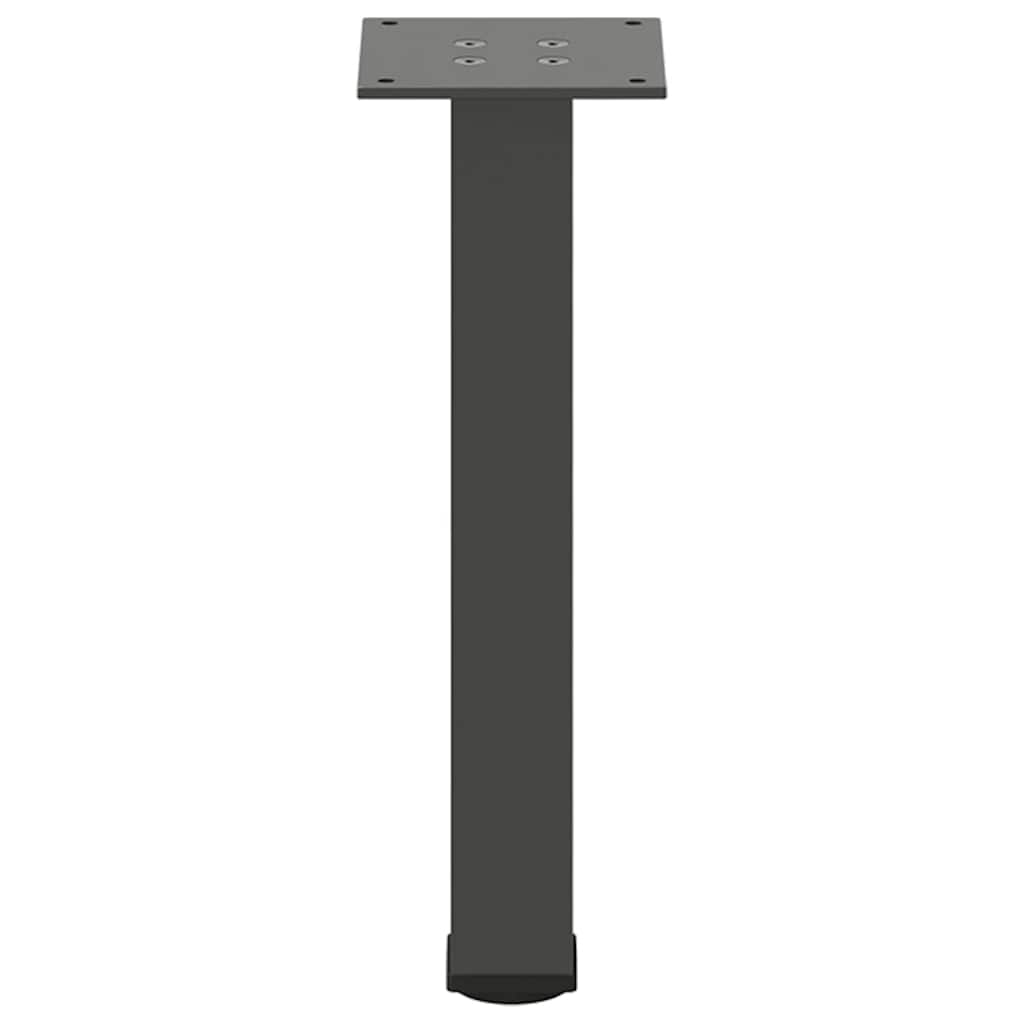 Pés para mesa de centro 4 peças antracite 42-44 cm aço