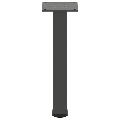 Pés para mesa de centro 4 peças antracite 42-44 cm aço