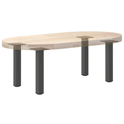 Pés para mesa de centro 4 peças antracite 42-44 cm aço