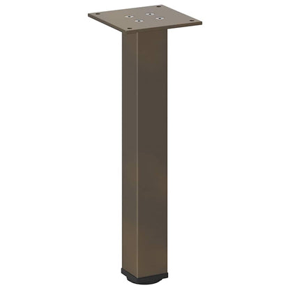 Pés para mesa de centro 4 peças aço natural 42-44 cm aço