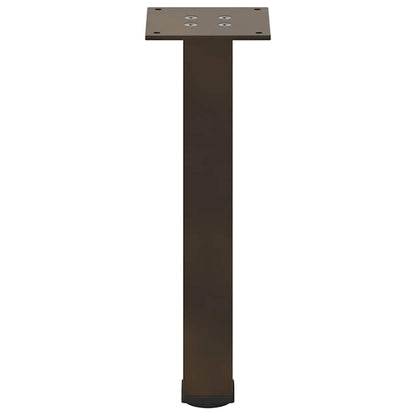 Pés para mesa de centro 4 peças aço natural 42-44 cm aço