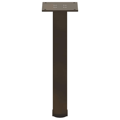 Pés para mesa de centro 4 peças aço natural 42-44 cm aço