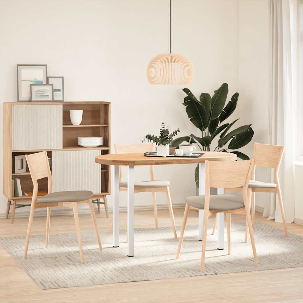 Pés de mesa de console 4 peças, branco, 72-74 cm, aço