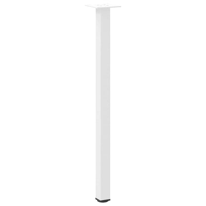 Pés de mesa de console 4 peças, branco, 72-74 cm, aço