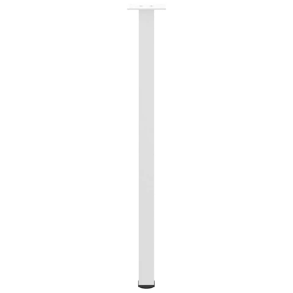 Pés de mesa de console 4 peças, branco, 72-74 cm, aço