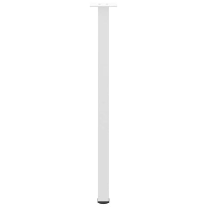 Pés de mesa de console 4 peças, branco, 72-74 cm, aço