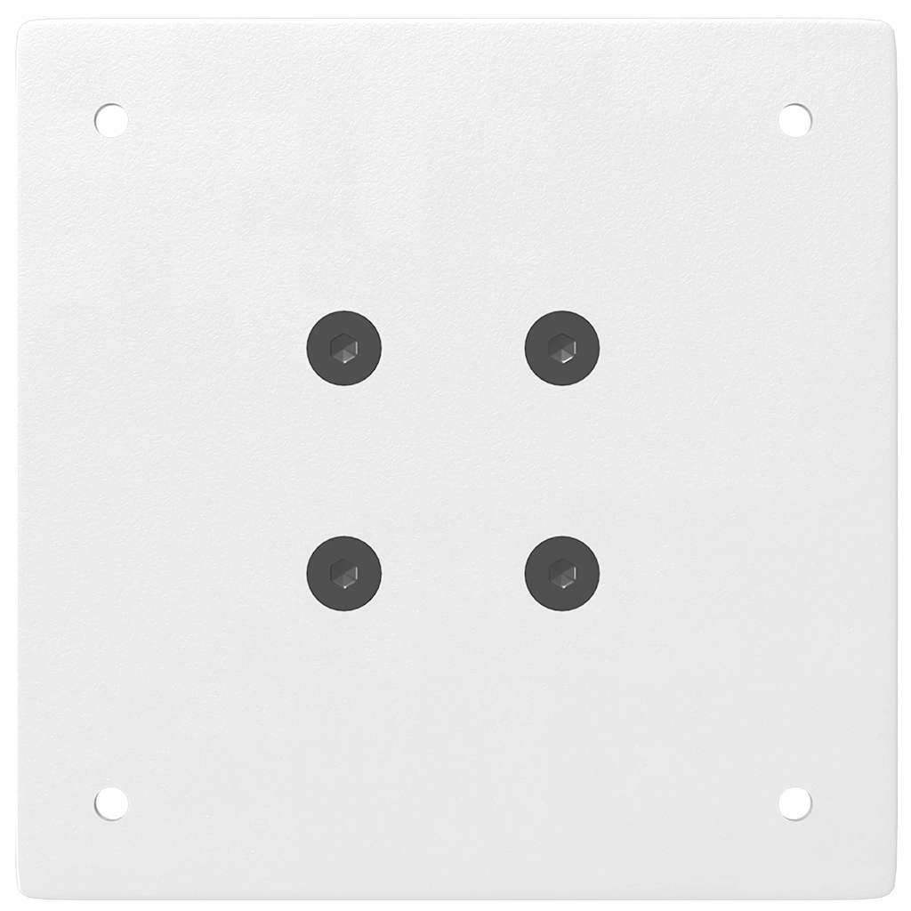 Pés de mesa de console 4 peças, branco, 72-74 cm, aço