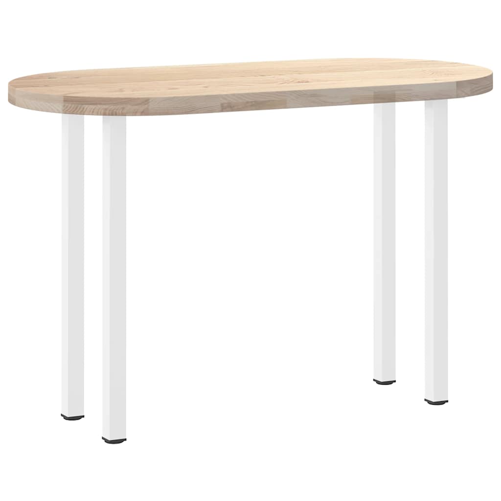 Pés de mesa de console 4 peças, branco, 72-74 cm, aço