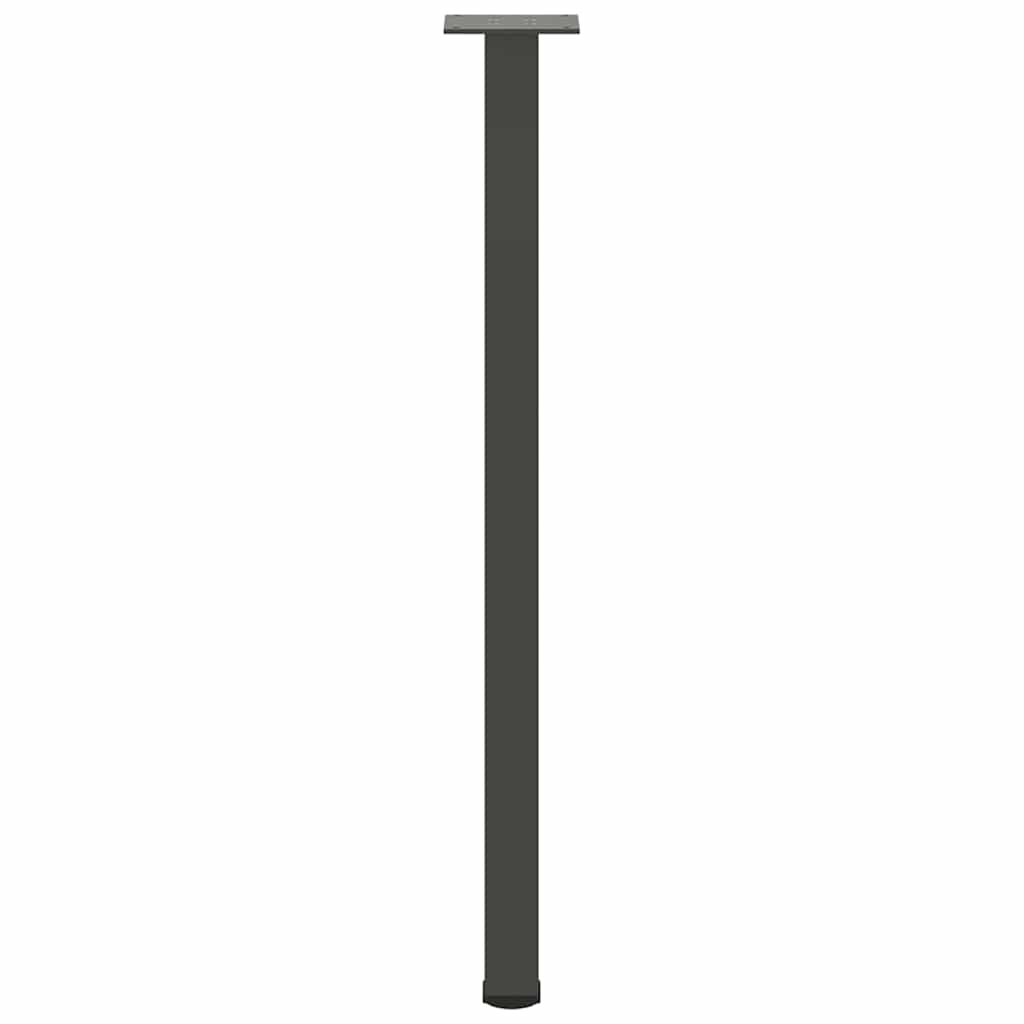 Pés de mesa de console 4 peças antracite 72-74 cm aço