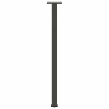 Pés de mesa de console 4 peças antracite 72-74 cm aço