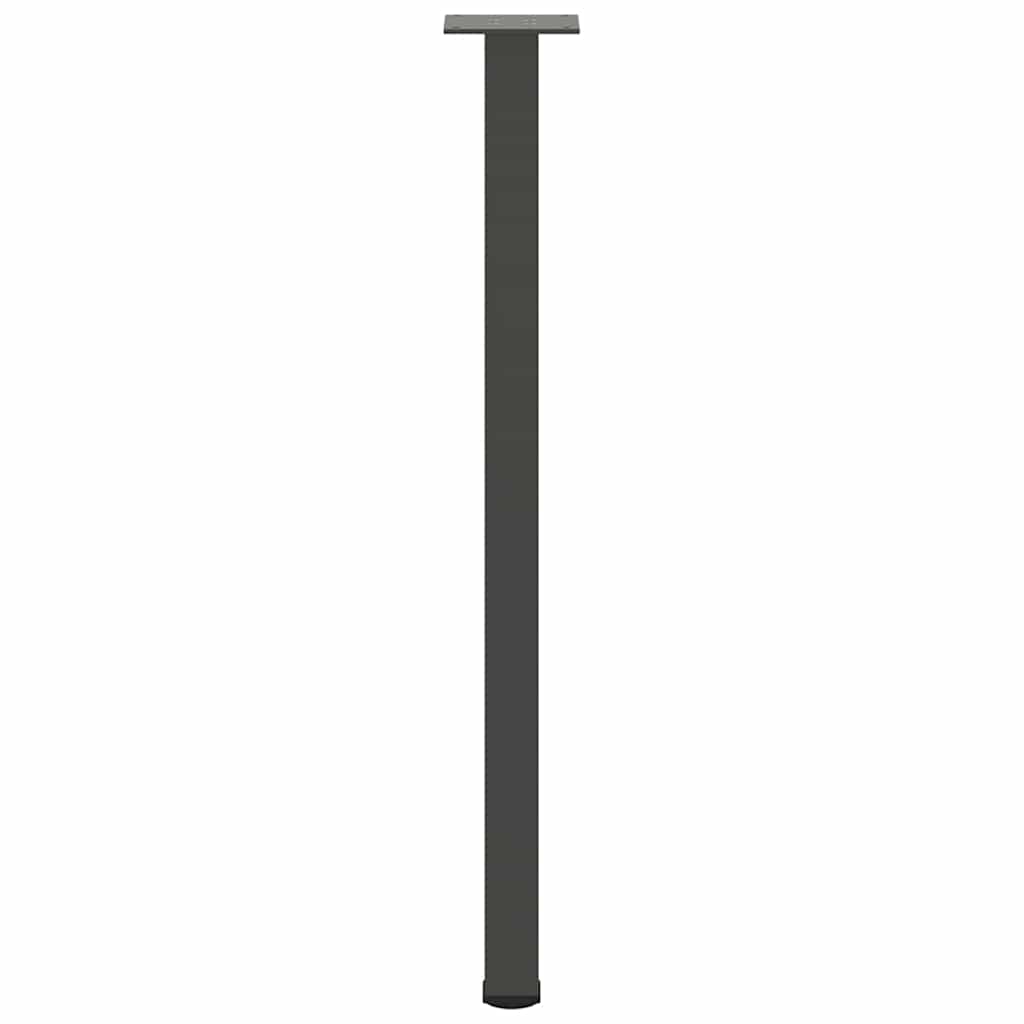 Pés de mesa de console 4 peças antracite 72-74 cm aço