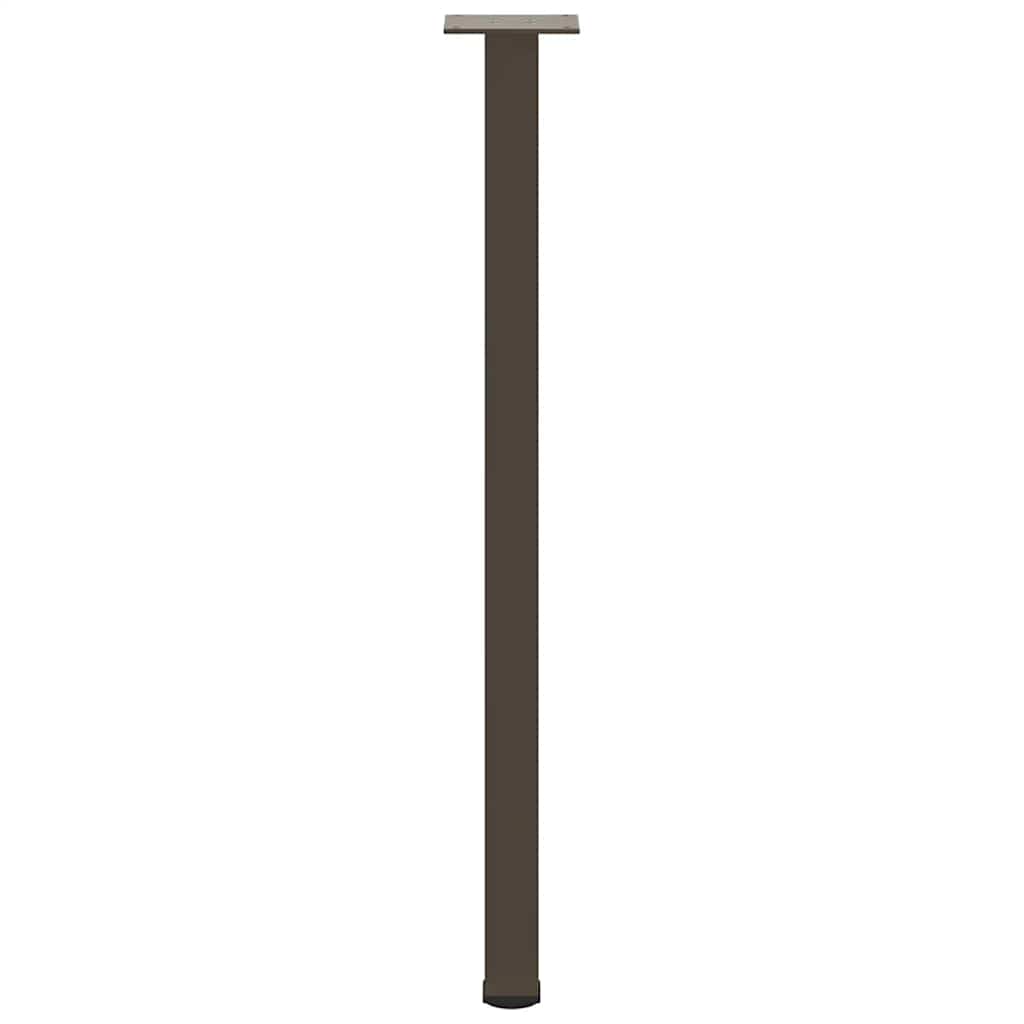 Pés de mesa de console 4 peças aço natural 72-74 cm aço