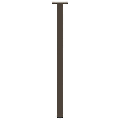 Pés de mesa de console 4 peças aço natural 72-74 cm aço