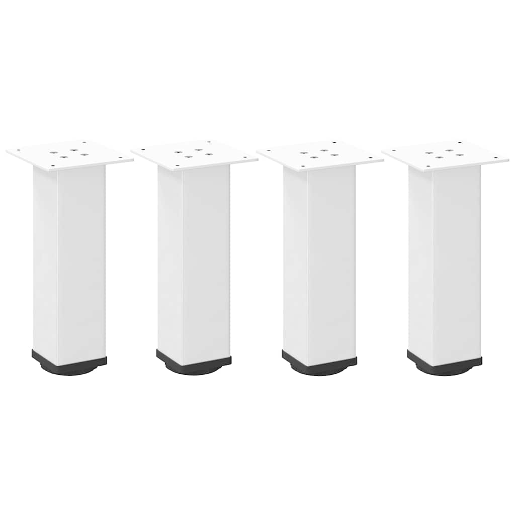 Pés para mesa de centro 4 peças, branco, 30-32 cm, aço