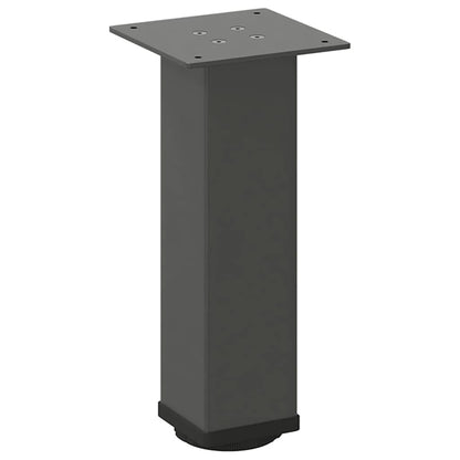 Pés para mesa de centro 4 peças antracite 30-32 cm aço