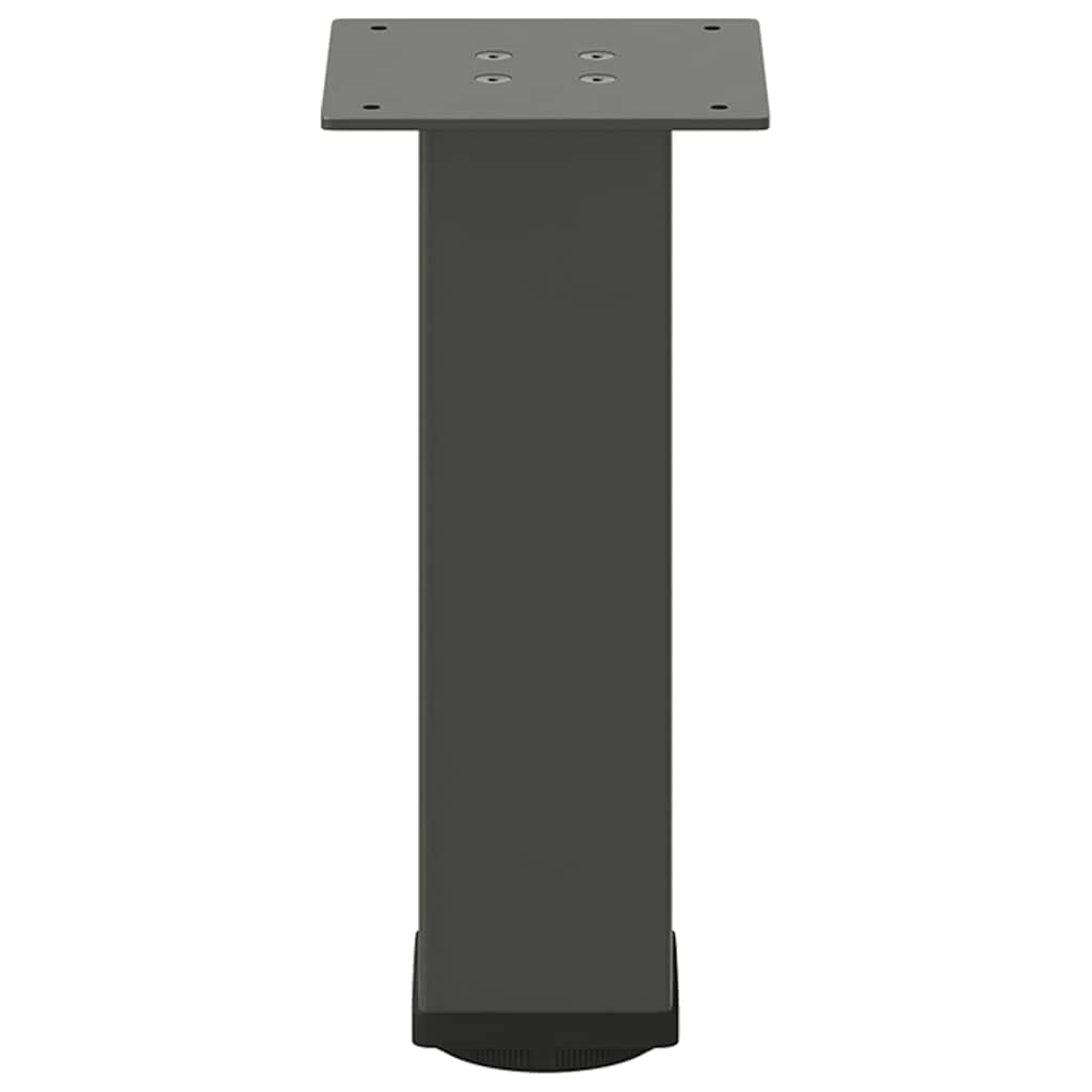 Pés para mesa de centro 4 peças antracite 30-32 cm aço