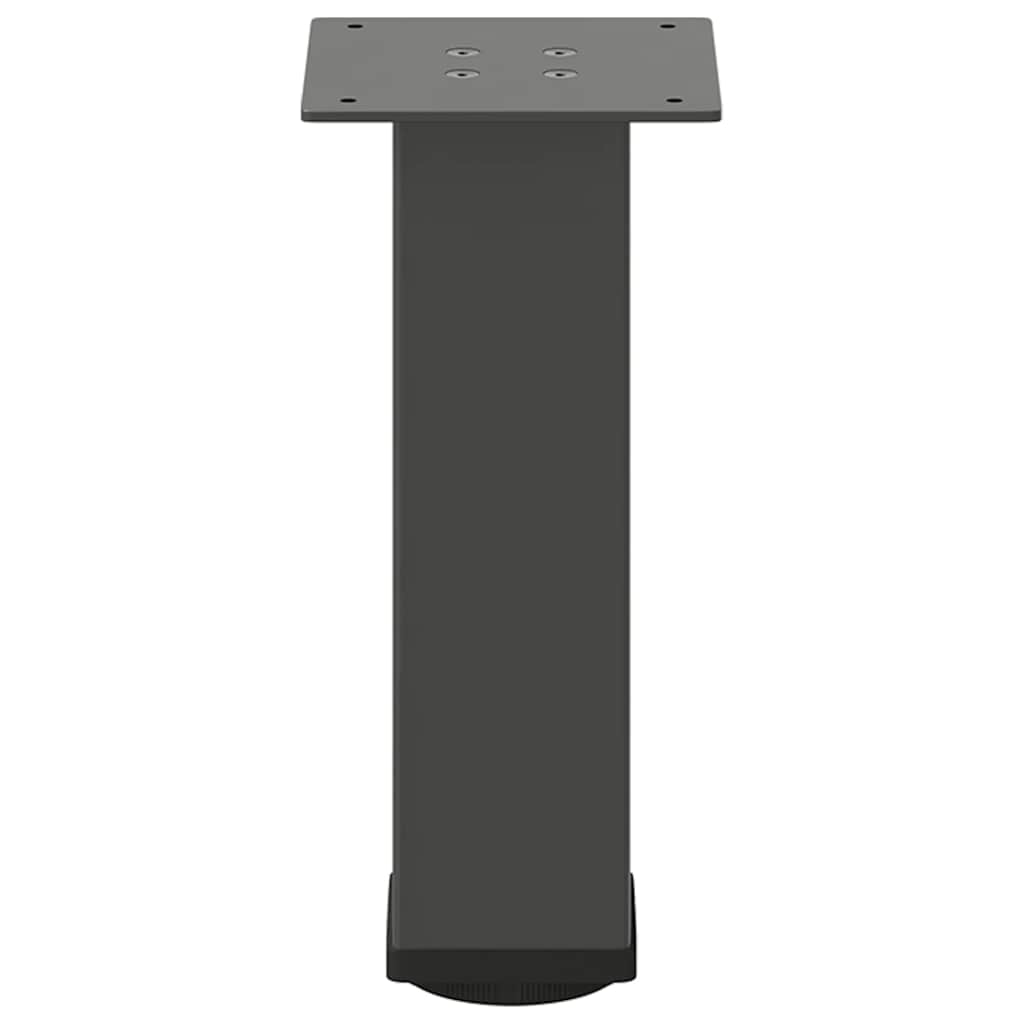 Pés para mesa de centro 4 peças antracite 30-32 cm aço