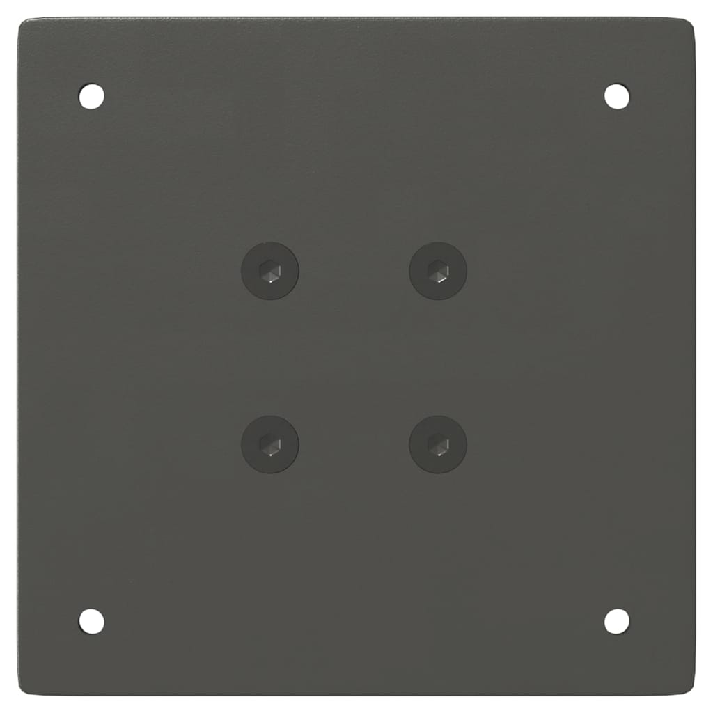 Pés para mesa de centro 4 peças antracite 30-32 cm aço
