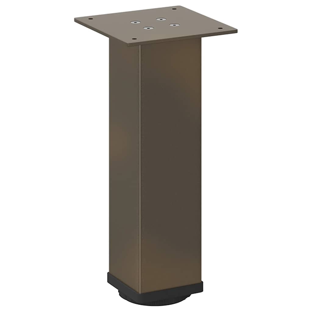 Pés para mesa de centro 4 peças aço natural 30-32 cm aço