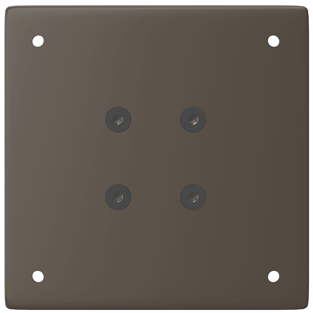 Pés para mesa de centro 4 peças aço natural 30-32 cm aço