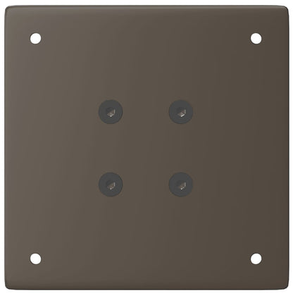 Pés para mesa de centro 4 peças aço natural 30-32 cm aço