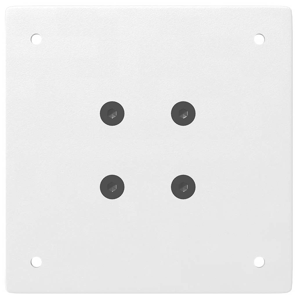 Pés para mesa de centro 4 peças, branco, 42-44 cm, aço