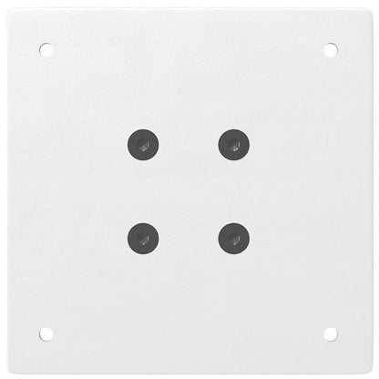 Pés para mesa de centro 4 peças, branco, 42-44 cm, aço