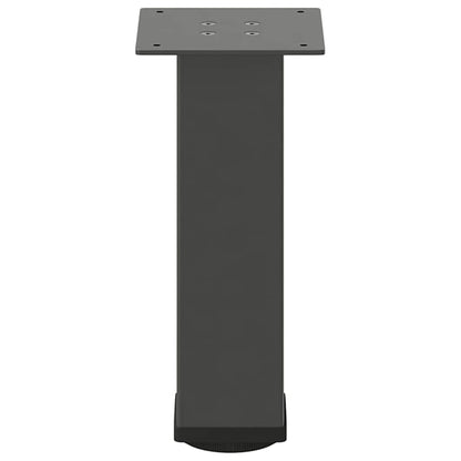 Pés para mesa de centro 4 peças antracite 42-44 cm aço