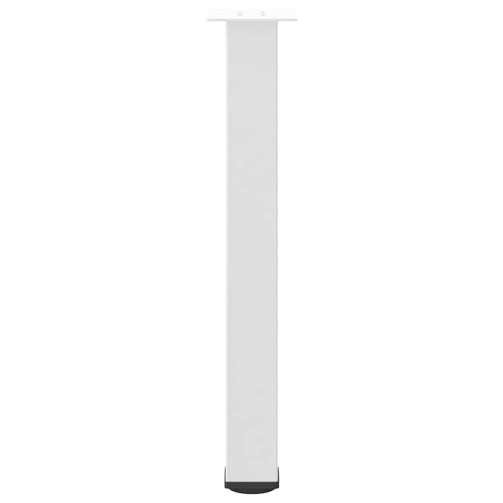 Pés de mesa de console 4 peças, branco, 72-74 cm, aço