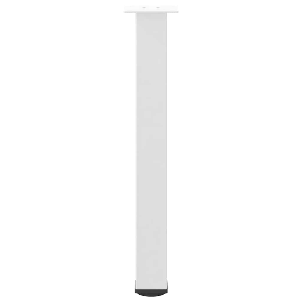 Pés de mesa de console 4 peças, branco, 72-74 cm, aço