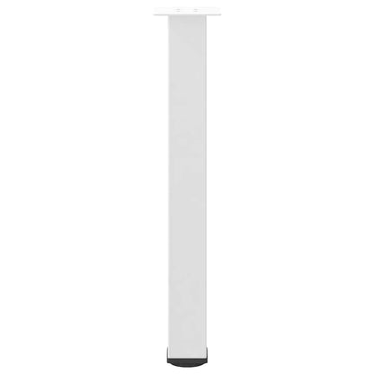 Pés de mesa de console 4 peças, branco, 72-74 cm, aço