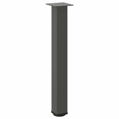 Pés de mesa de console 4 peças antracite 72-74 cm aço