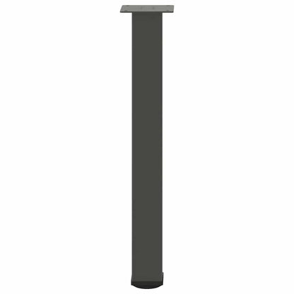 Pés de mesa de console 4 peças antracite 72-74 cm aço