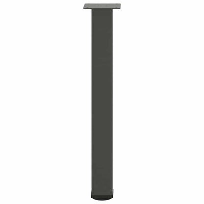 Pés de mesa de console 4 peças antracite 72-74 cm aço