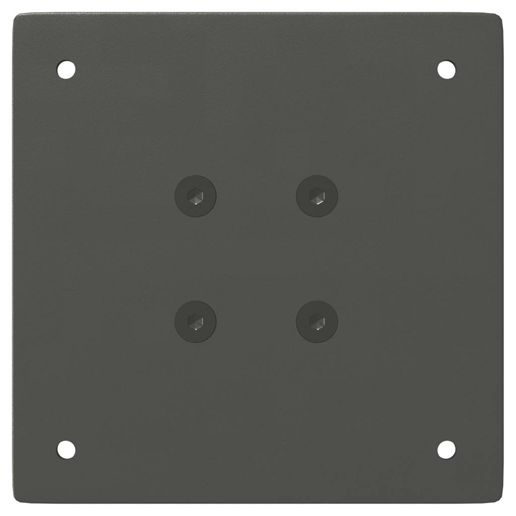 Pés de mesa de console 4 peças antracite 72-74 cm aço